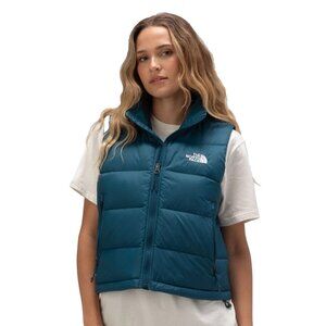 New Women's North Face Hydrenalite Down Vest Size L Midnight Petrol MSRP $150